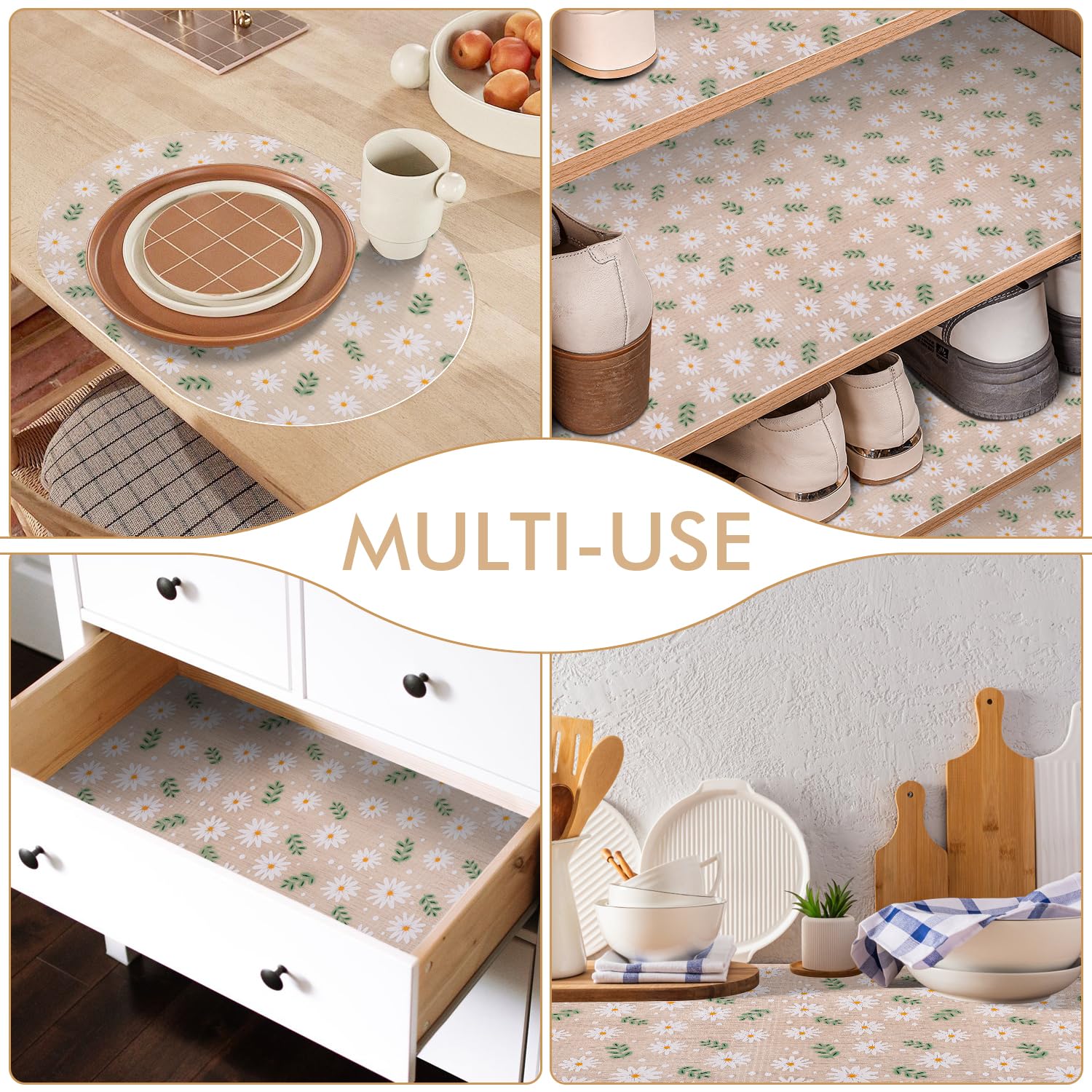 Tappetini Antiscivolo Per Cassetti Cucina - Impermeabili, Lavabili, 30x300 Cm - Foto 2