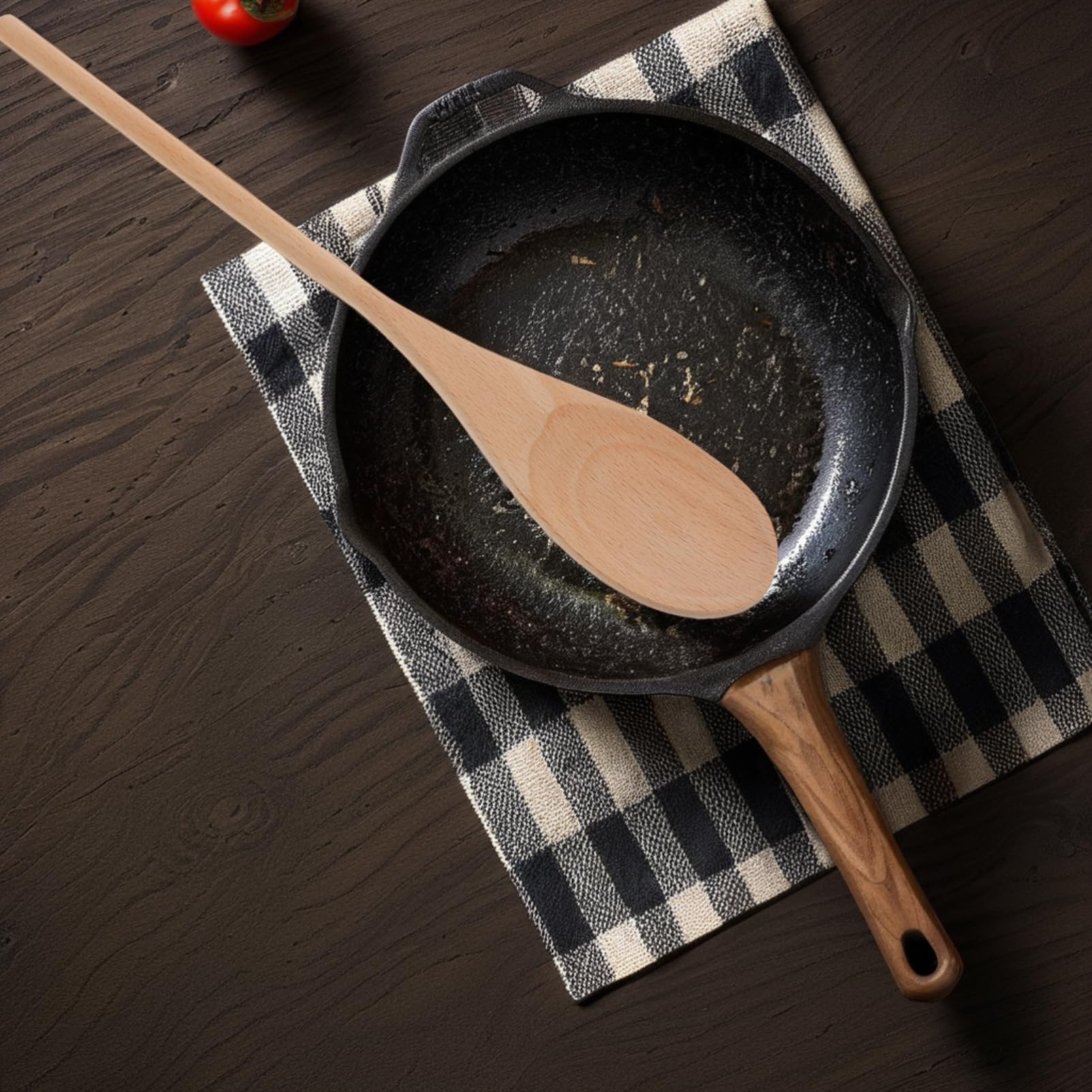 Cucharón de Madera de Mango Largo sin Pintar 24 Piezas