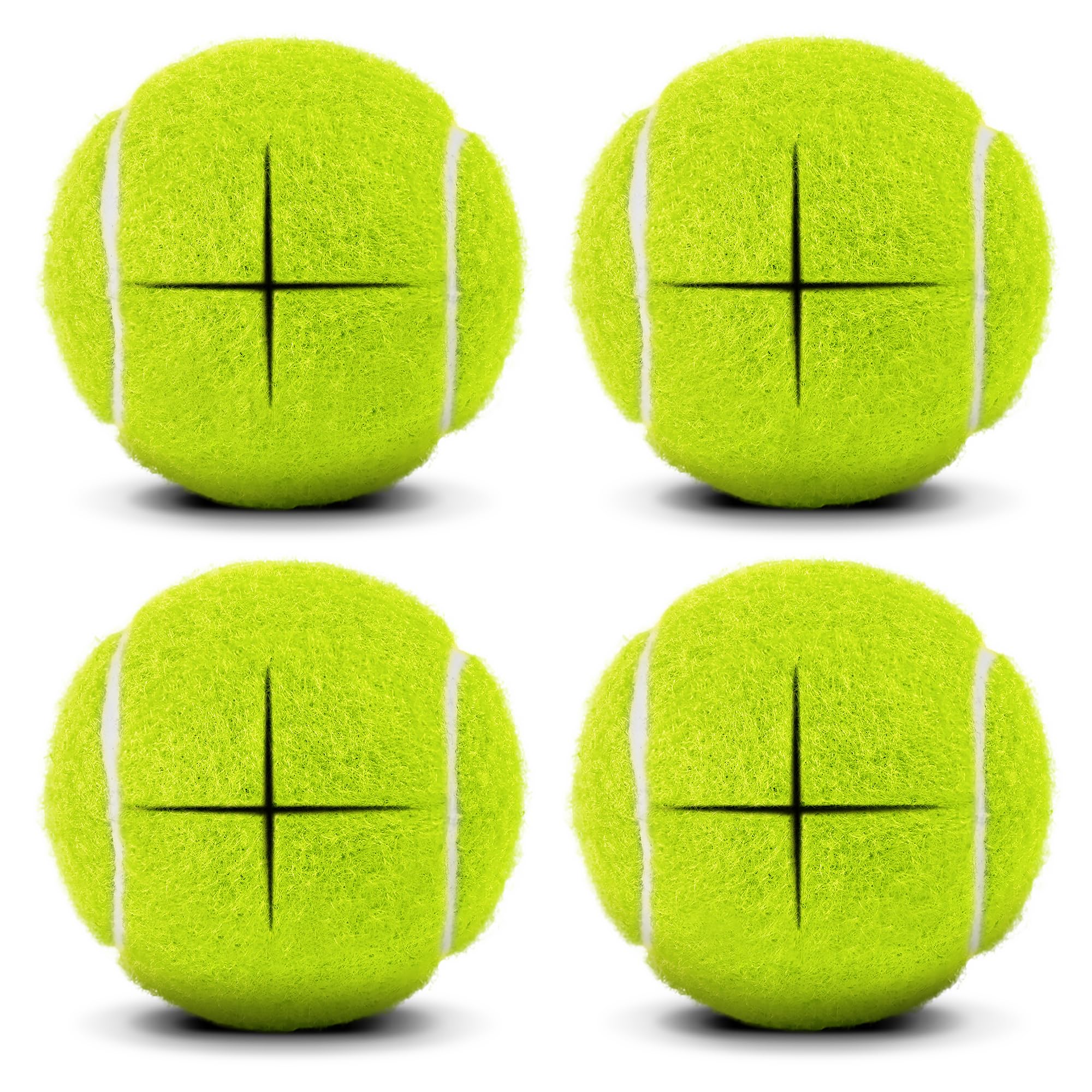 Pre-Cut Tennis Balls for Walkers, 4 Pack Walker Glide Ball Accessories