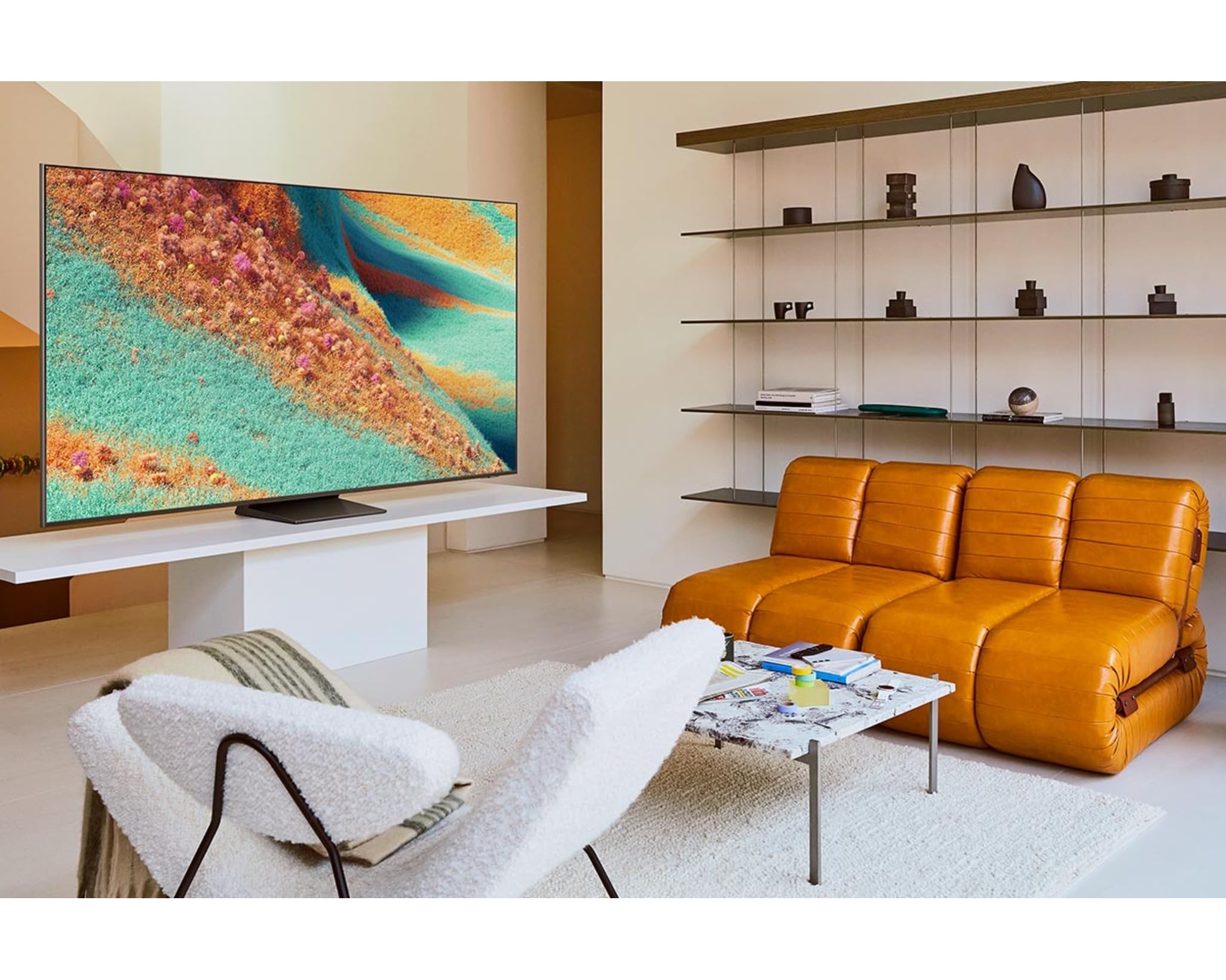 Samsung Neo QLED 4K QN85F Telewizor, 65” (163 cm), Mini LED, procesor NQ4 AI Gen2, Quantum Matrix Technology Slim, Motion Xcelerator 144 Hz, AirSlim Design (wersja węgierska)
