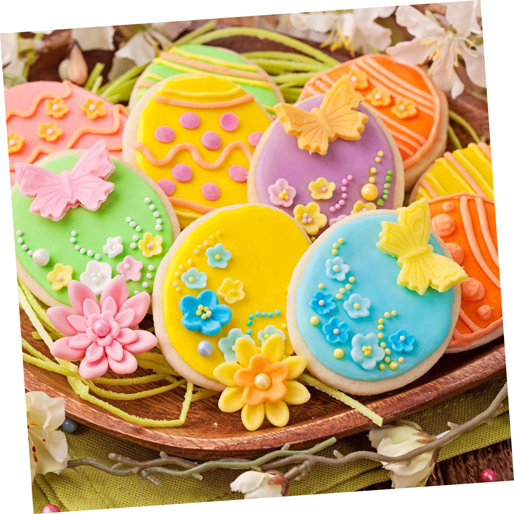 ifundom 20piezas Cortadores De Galletas De Pascua De Inoxidable De Diseño De Conejo y Pollito Moldes Para Galletas Pancakes y Postres Fiestas De Pascua y Reuniones Familiares