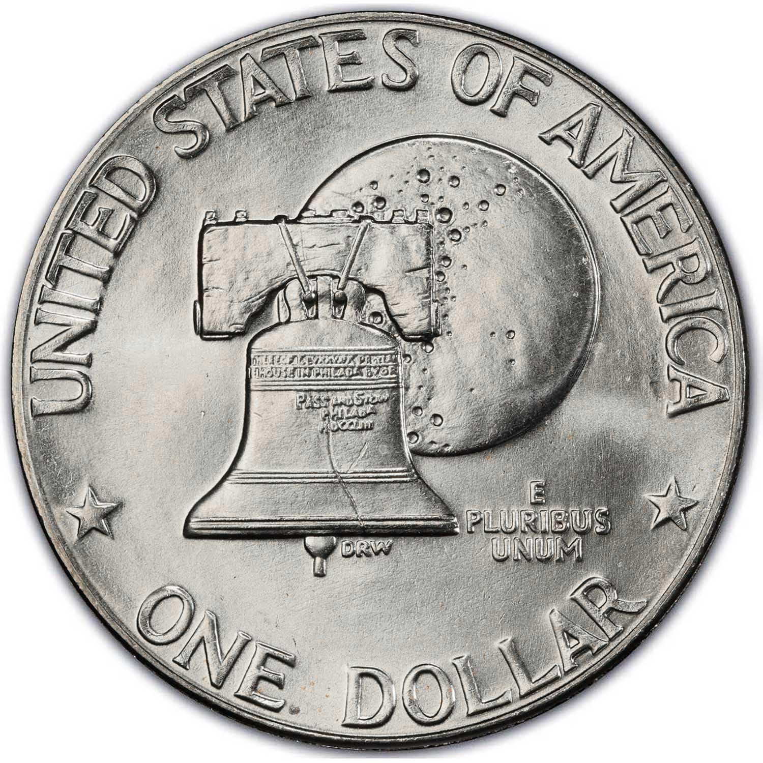 1976 D Type 2 BU Clad Uncirculated Eisenhower Dollar at Amazon's