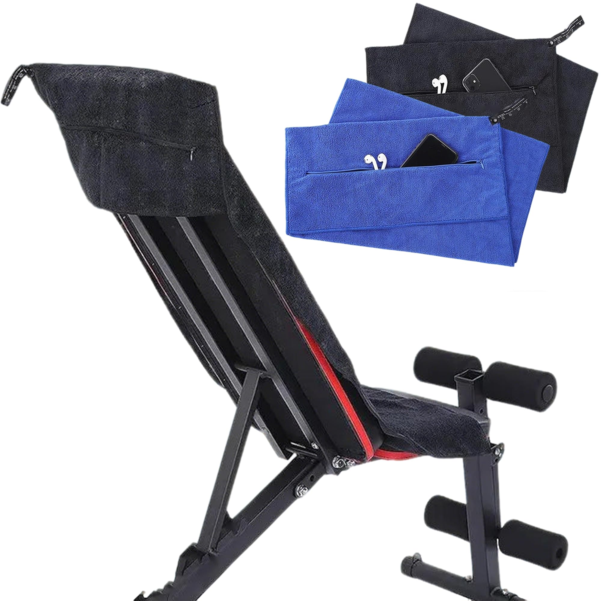 Serviette de fitness compacte bavoir tissu pour camping et voyages