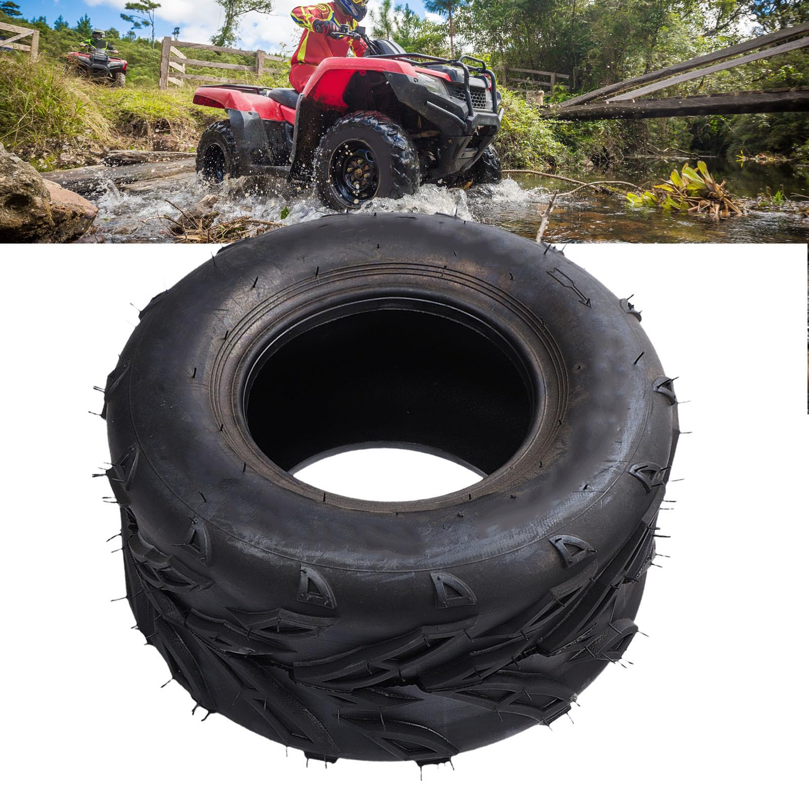 Fydun Sportowa Opona ATV 16x8-7 4 Warstwy Bezdętkowej Opona Terenowa ATV Off Road Trail Błoto Piasek na Drodze