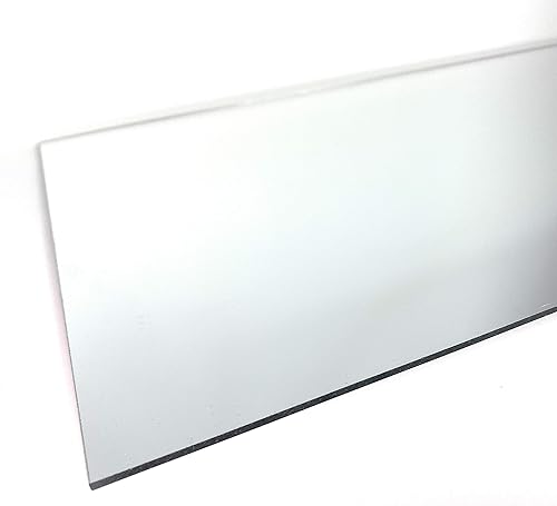 Miniatura 1 de Hoja de espejo de plástico acrílico de 12" x 24"  con bordes pulidos acabados por E.H.C.