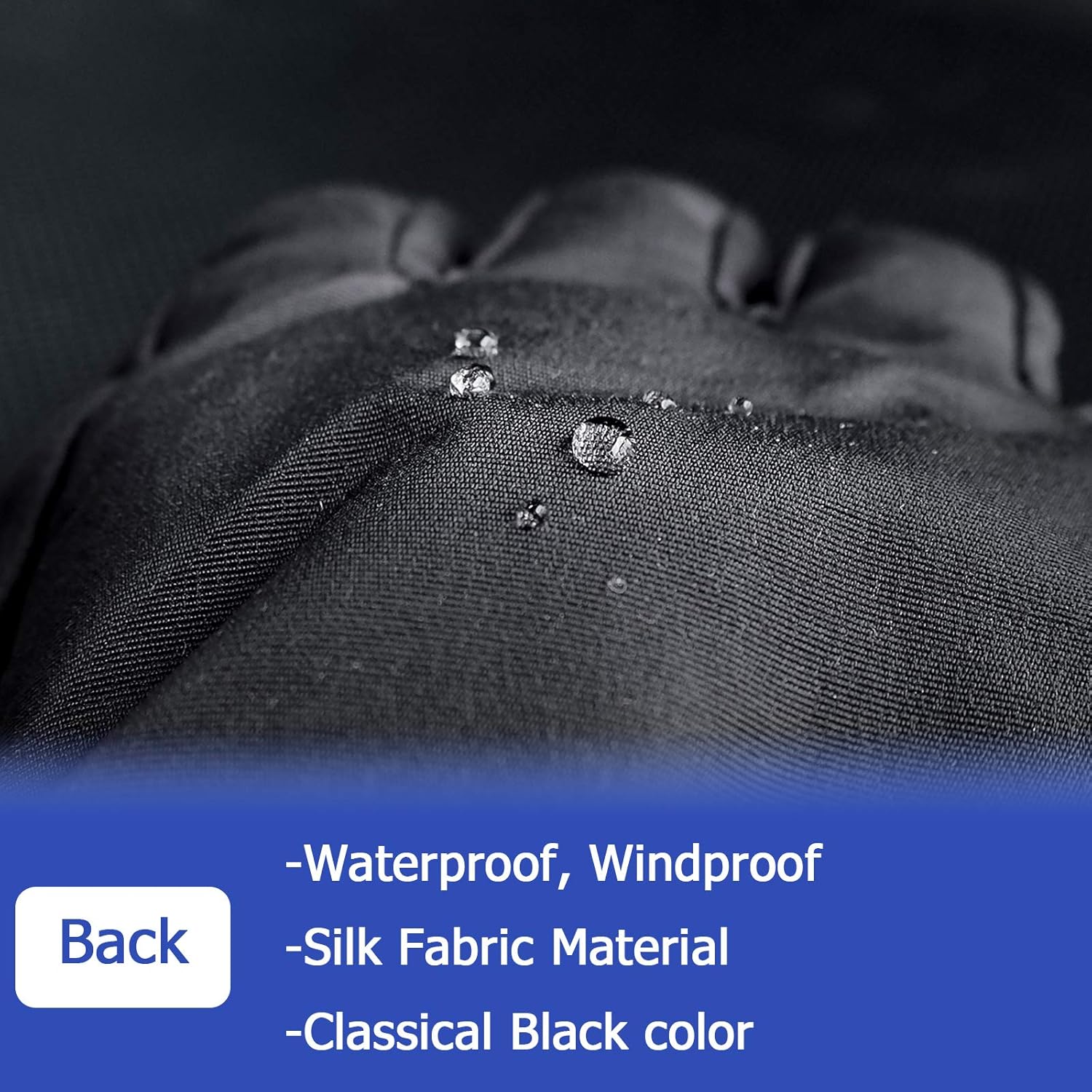 SKYDEER Waterproof and Windproof Genuine Deerskin Leather Ski Gloves with 150G 3M Thinsulate Insulation (SD8648T) - Image 8