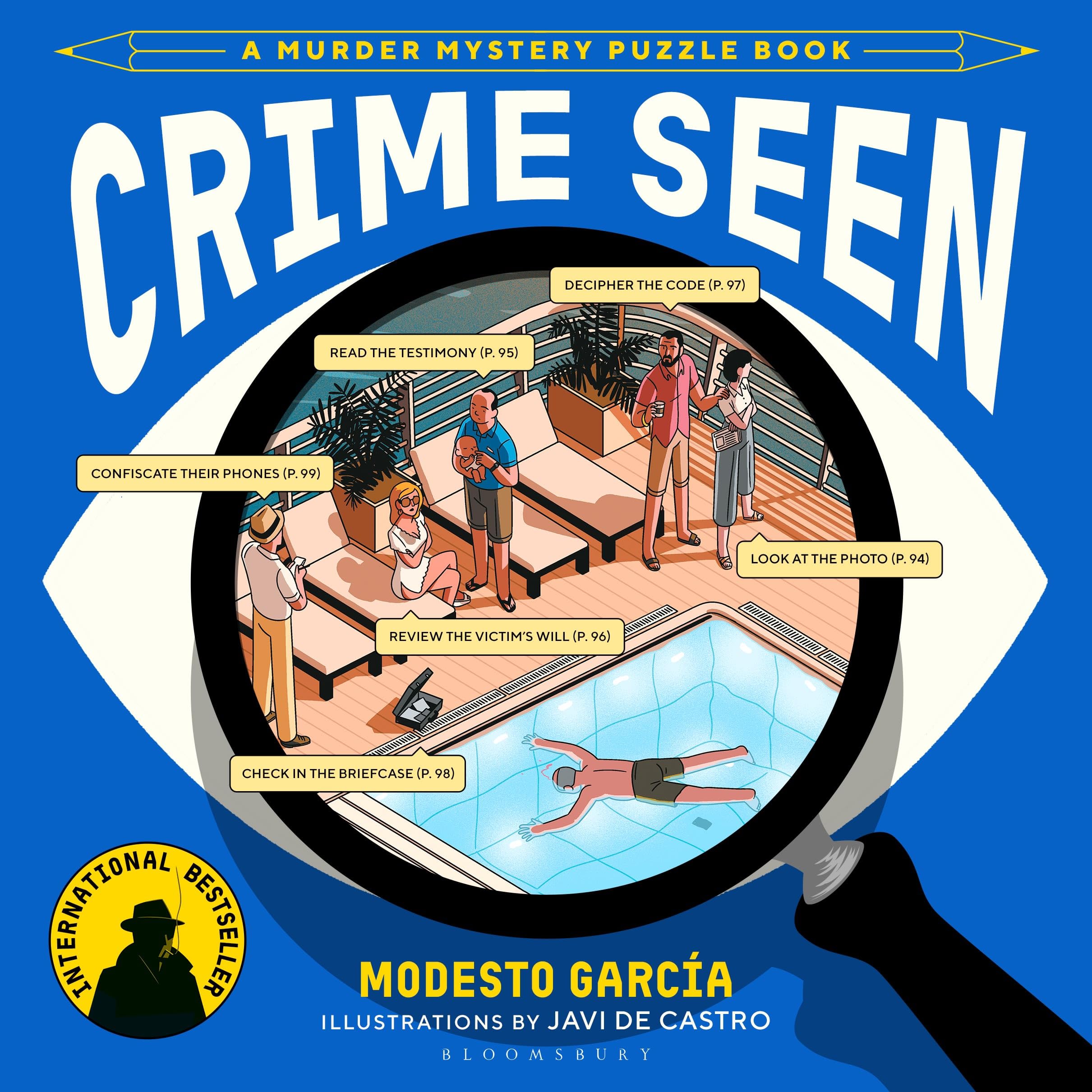 Crime Seen: A Murder Mystery Puzzle Book