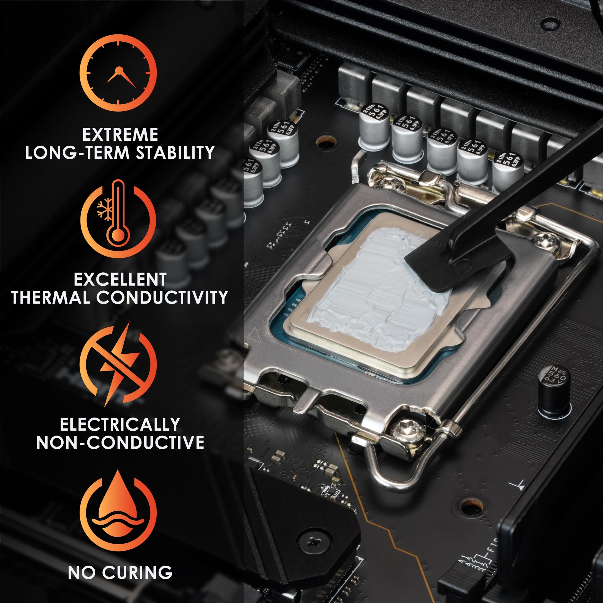 Thermal Grizzly Duronaut Pro - Pasta termica da 30 grammi - Eccezionale stabilità a lungo termine e conducibilità termica per CPU, GPU, console e sistemi di raffreddamento industriali esigenti