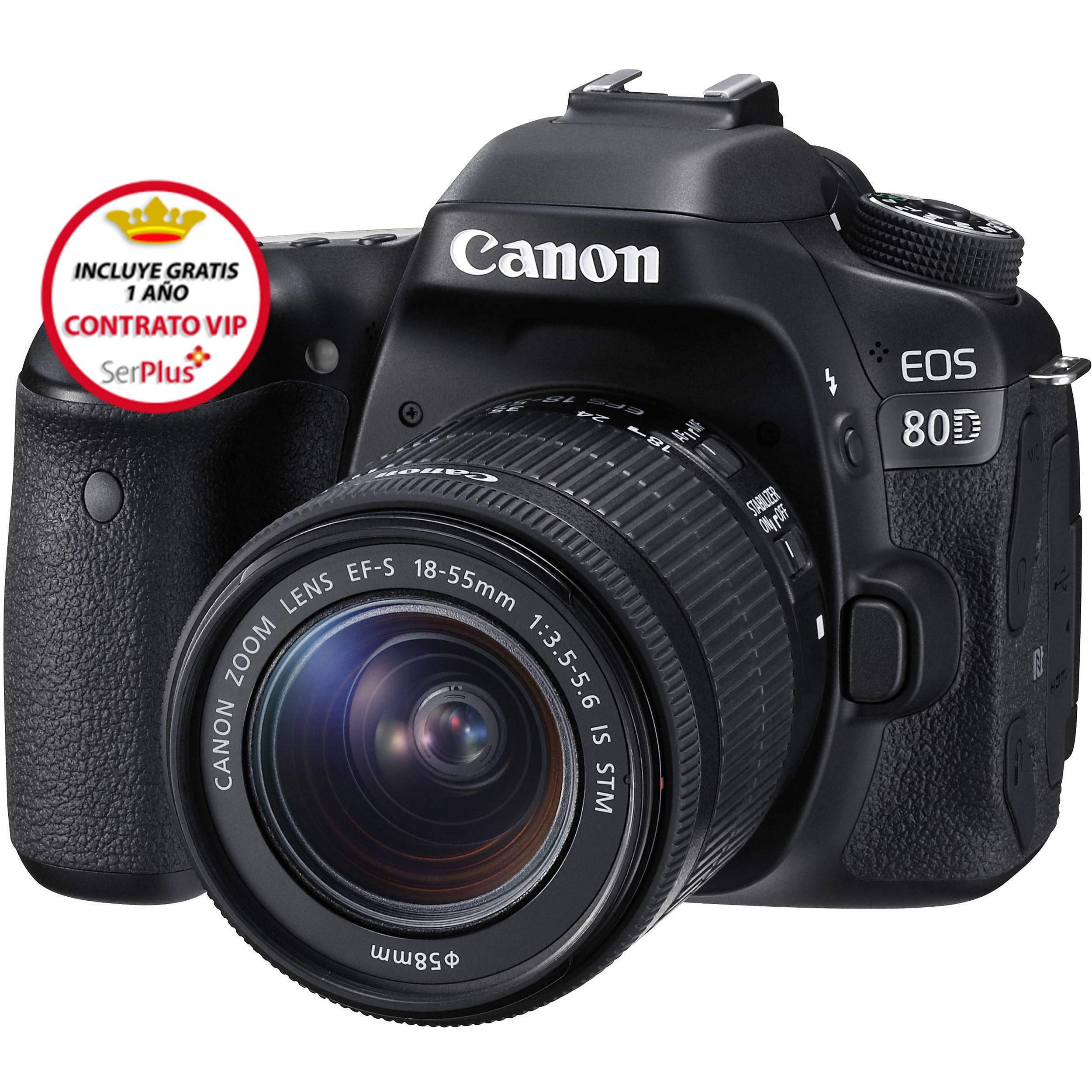 Canon EOS 80D Kit Fotocamera Reflex Digitale da 24.2 Megapixel con