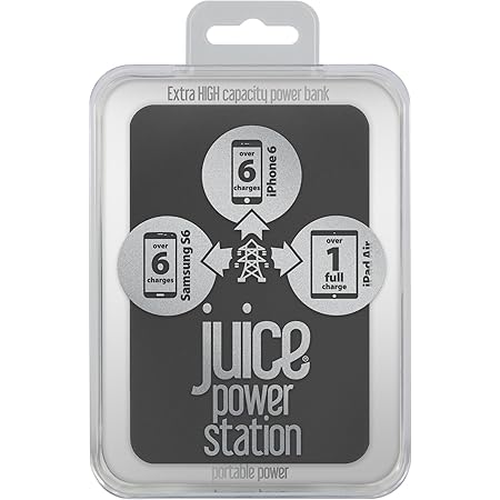 Juice High Capacity Portable Power Station - Black