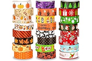 Whaline 24 Rolls Fall Halloween Washi Tape: Halloween Enthusiasts' Delight