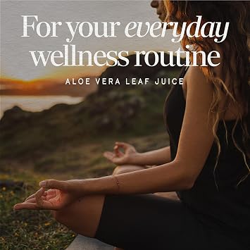 Natures Way Aloe Vera Leaf Juice, Flavorless Juice 99.5% Purified from Concentrate, Certified by The International Aloe Science Council, Unflavored, 33.8 Fl Oz