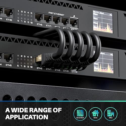 Miniatura 8 de GEARit Cable Ethernet Cat7 para exteriores (25 pies), par trenzado de lámina blindada SFTP, cobre puro, LLDPE, impermeable, entierro directo, en