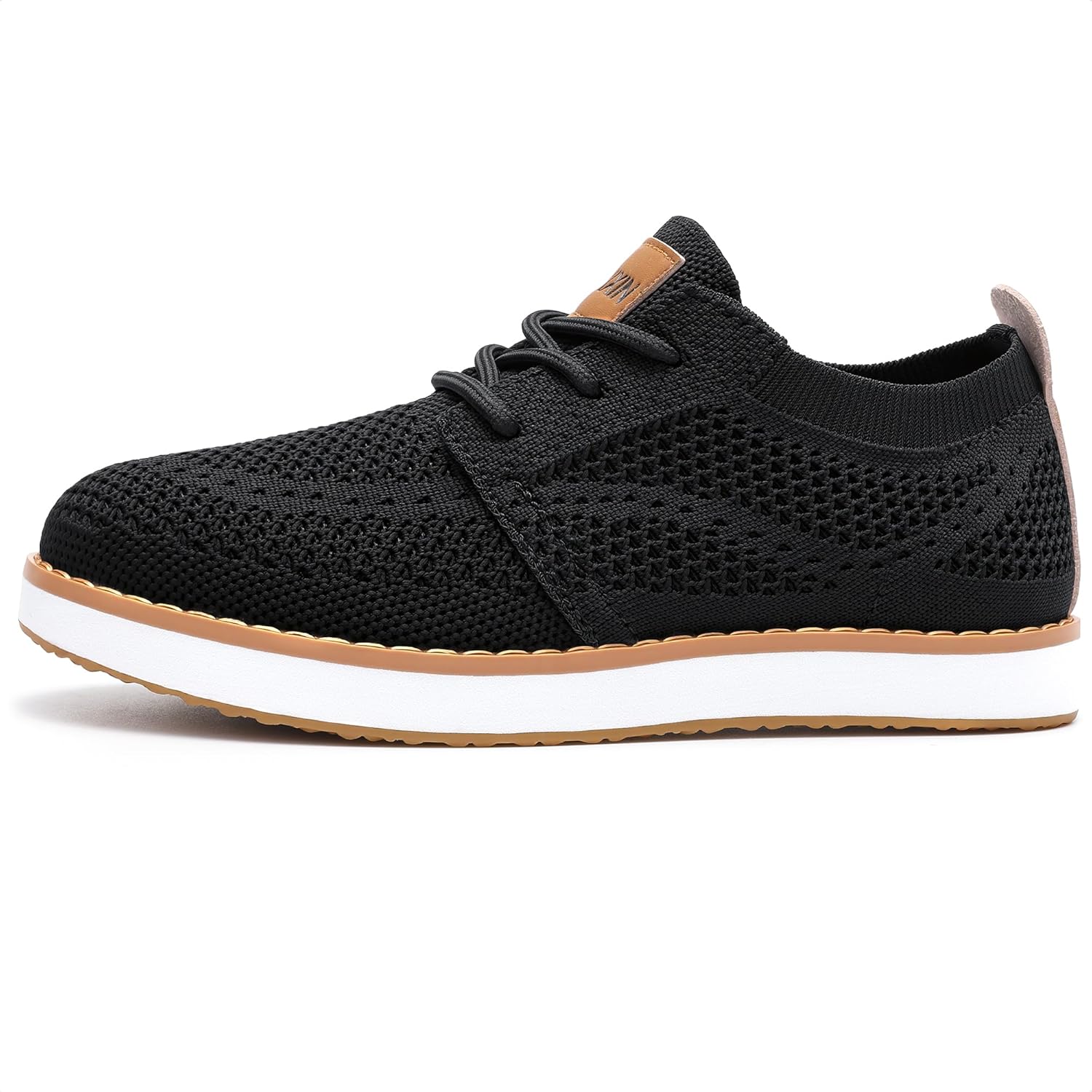 MIXIN Boy's Casual Dress Sneakers Oxfords Mesh Lightweight Breathable Lace-Up Walking Shoes