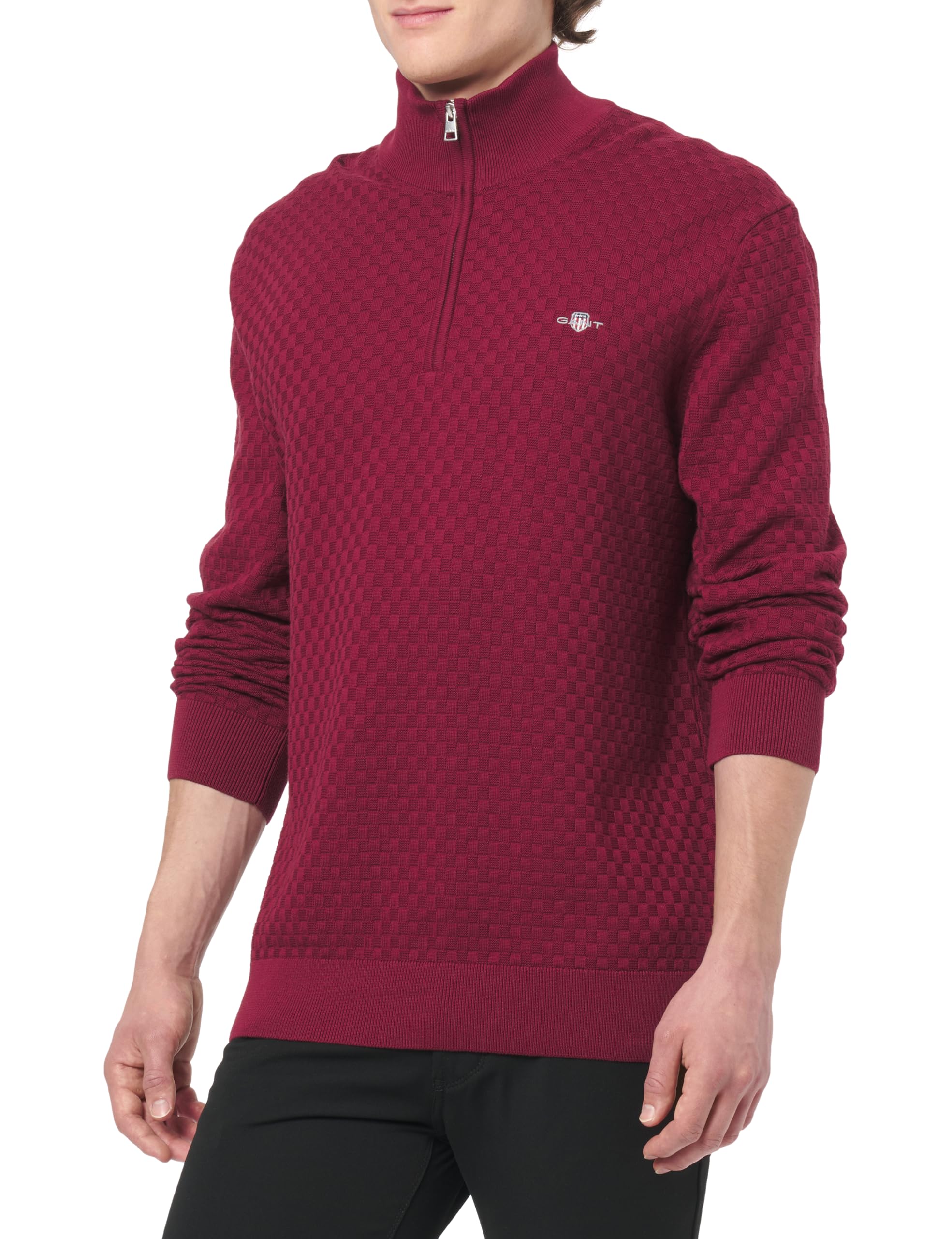 Gant Herren Micro Texture Hz Pullover