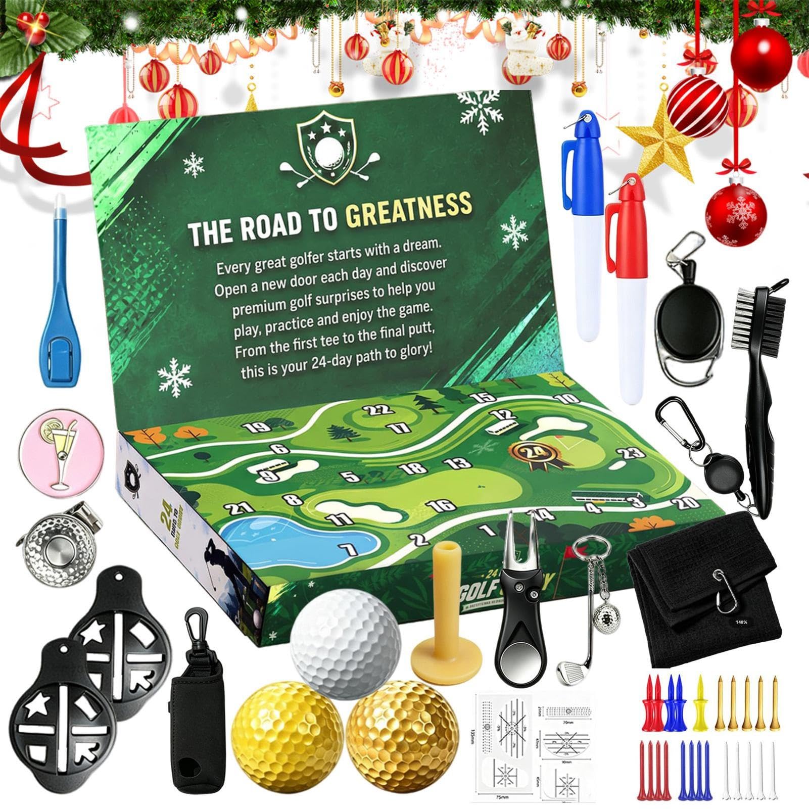 Kalendarz adwentowy Golf 24 dni Odliczanie 24 dni z i