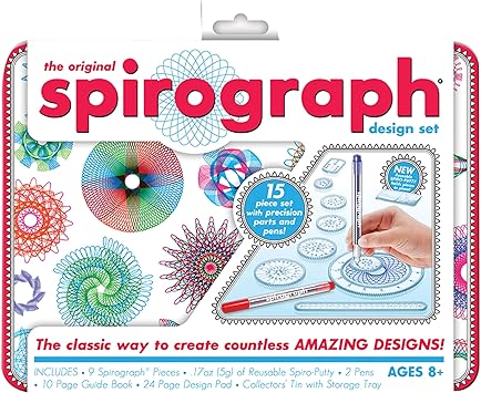 Spirograph Design Set Collectors Tin   Arts and