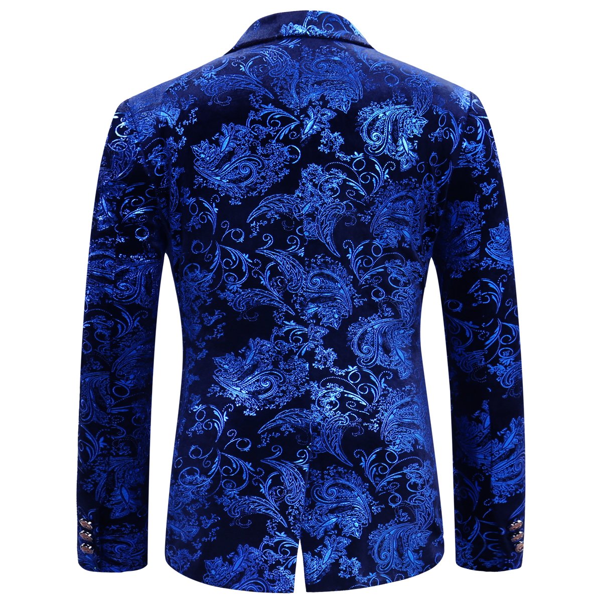 Allthemen Blazer de Lentejuelas para Hombre Chaqueta con Purpurina Dorada Esmoquin de Boda de Corte Entallado