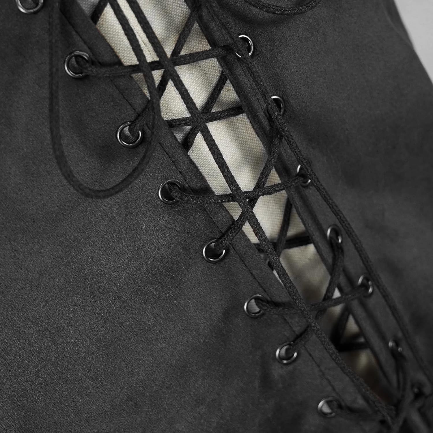 Tyuduo Men's Medieval Renaissance Pirate Vest Gothic Steampunk Waistcoat for Men - Image 5