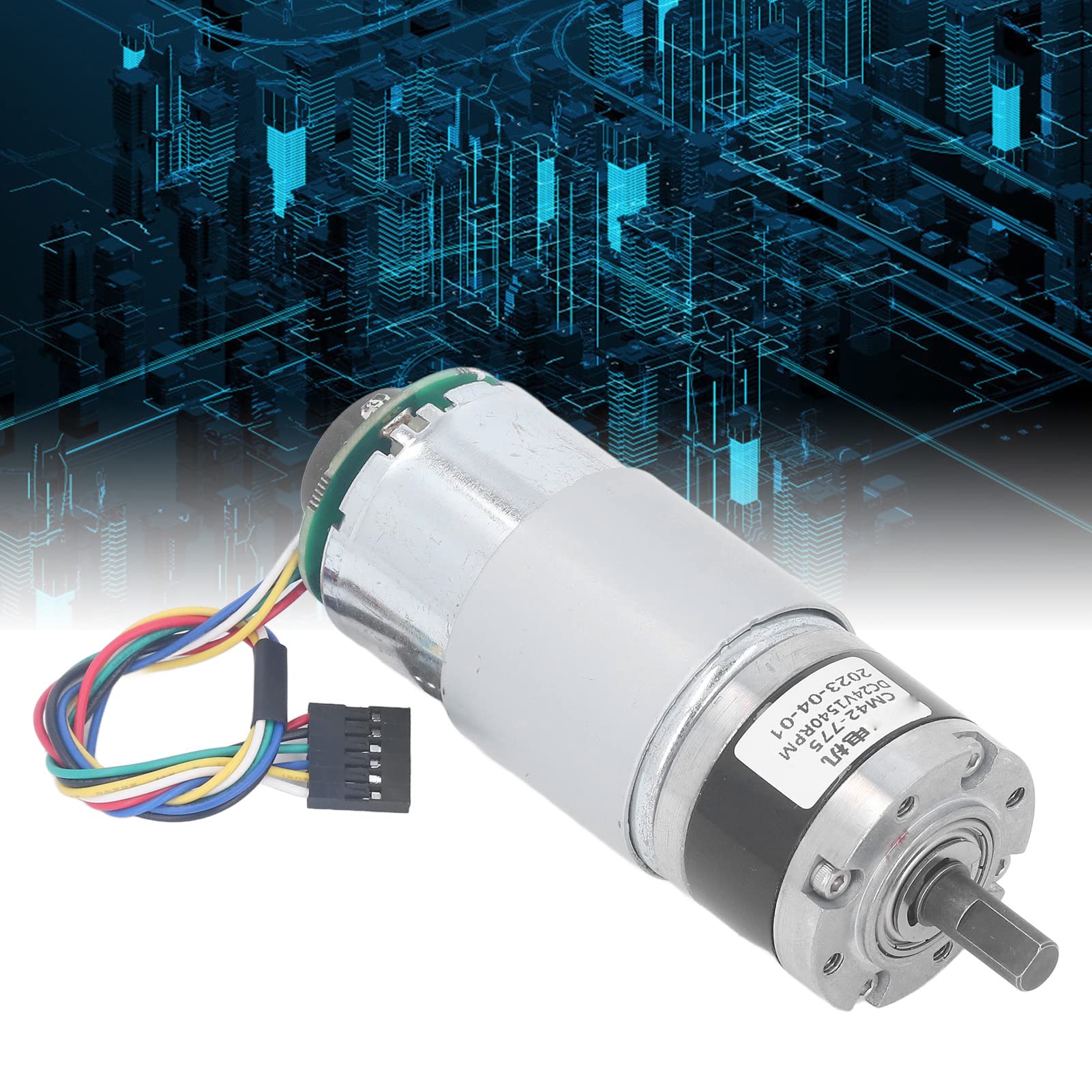 Silnik z przekładnią planetarną DC Silnik z przekładnią DC ze Stopu Aluminium 24V 1540RPM CW CCW Miedziany Wirnik do Robotów Inteligentne Zamki Kamery Projekty Generatorów