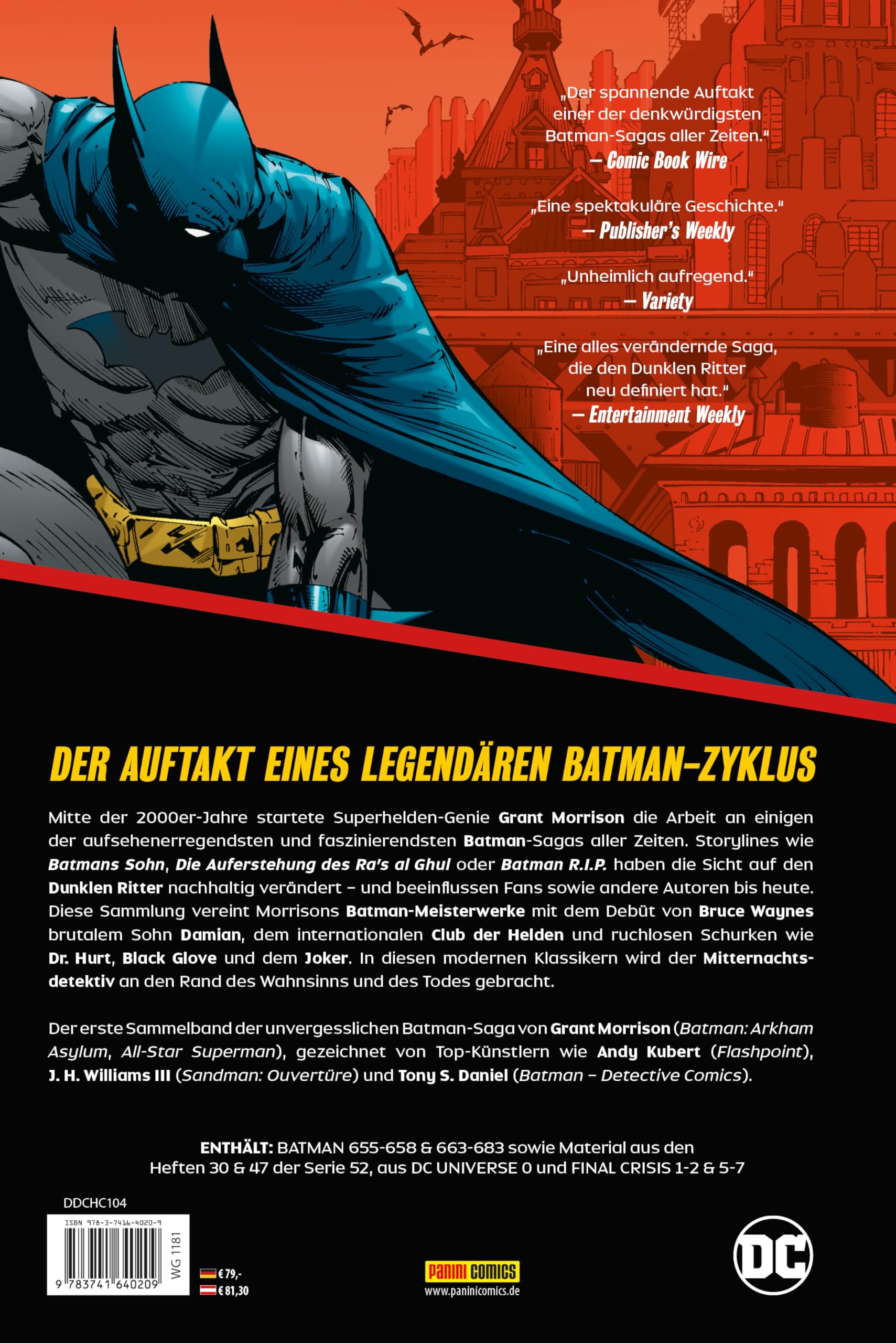 Batman von Grant Morrison (Deluxe Edition): Bd. 1 (von 3)