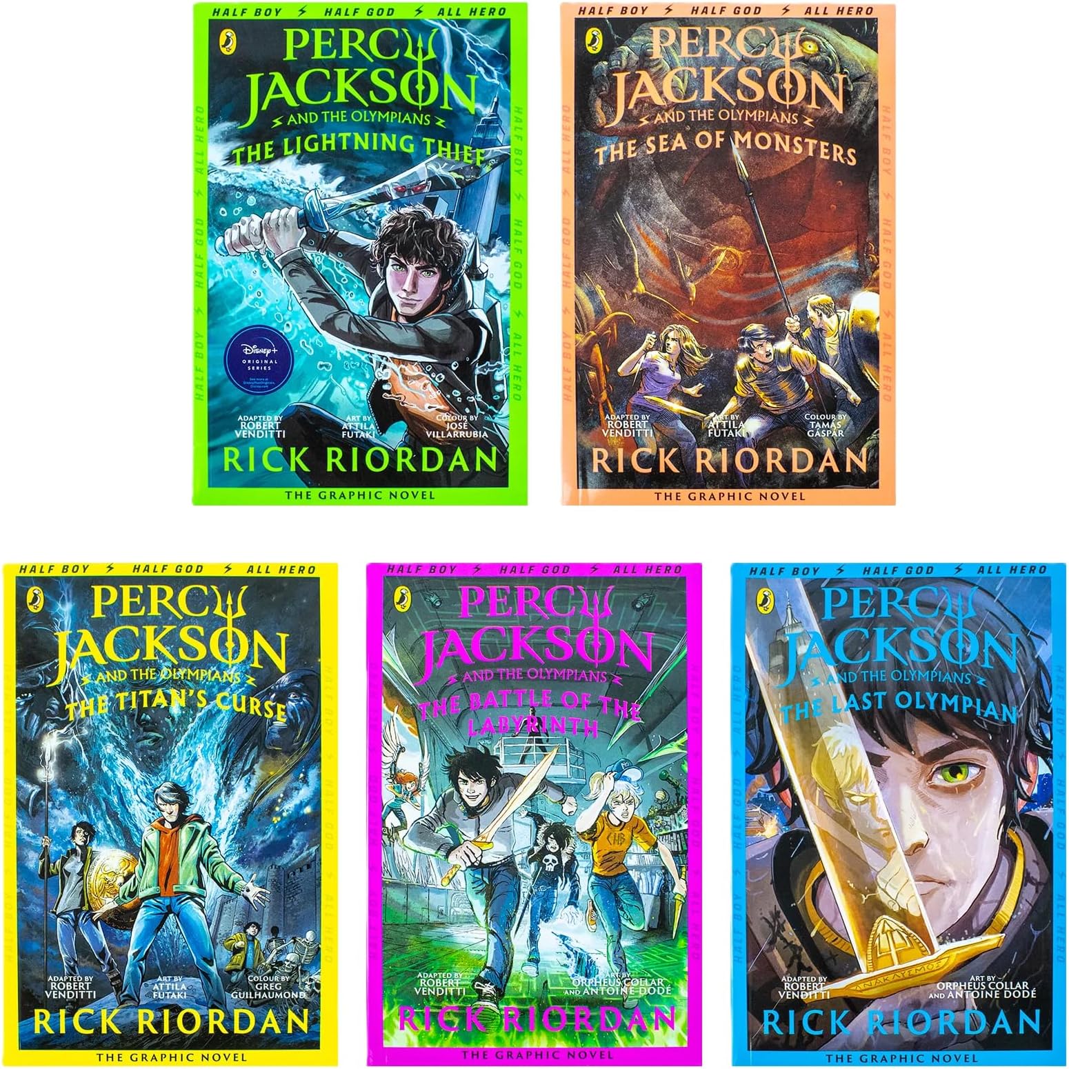 Percy Jackson Graphic Novels Set