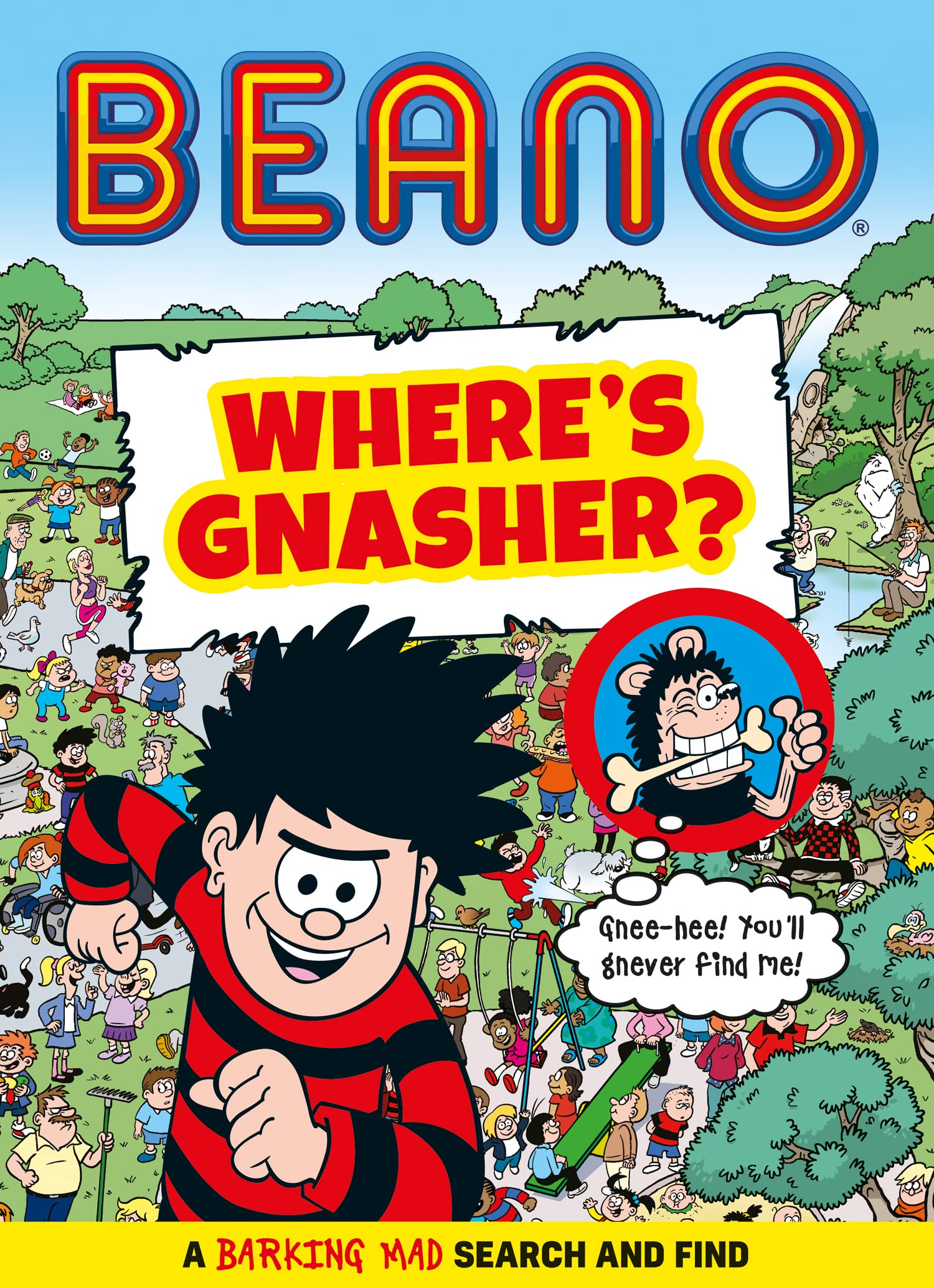 Farshore BEANO Where’s Gnasher?: An official illustrated activity book, reissued for 2022 – perfect for kids of all ages