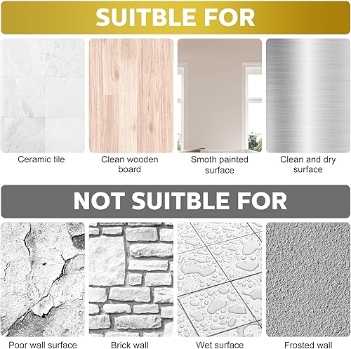 Miniatura 6 de Cinta de arte gráfico, cinta metálica washi para espejo de bricolaje, cinta gráfica metálica para decoración de manualidades, 3/8 pulgadas x 88