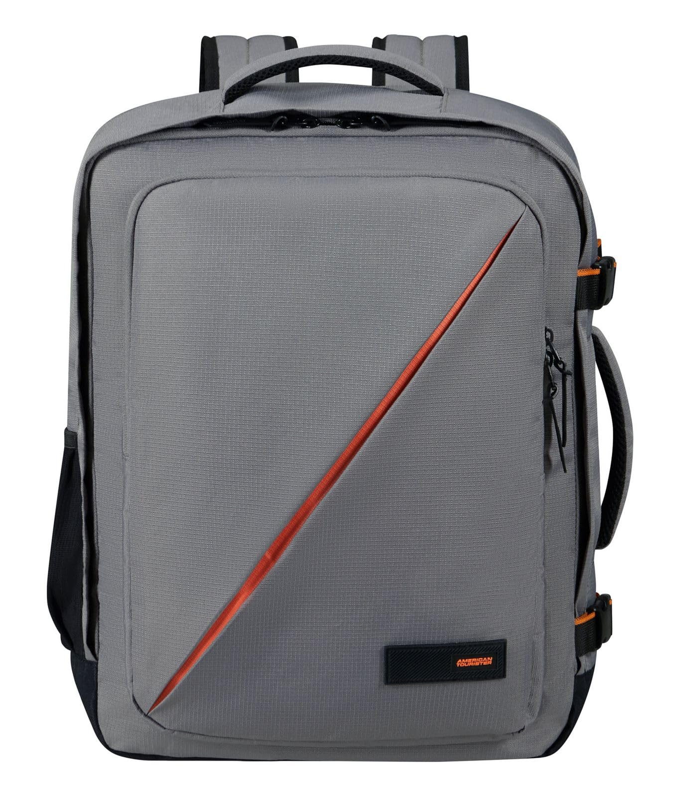 American Tourister Take2Cabin - Borsa da cabina Ryanair 25 x 20 x 40 cm, 24 L, 0,40 kg, bagaglio a mano, zaino aereo S sottosella, grigio (grigio scuro)