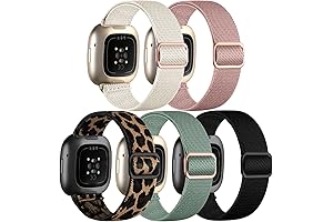 Elastic Nylon FitBit Sense Smart Watch Band