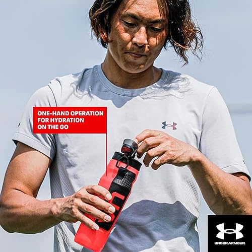 Miniatura 4 de Under Armour Botella de agua exprimible Playmaker de 32 oz