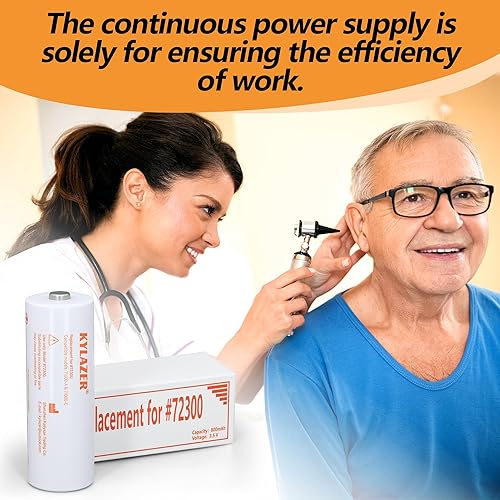 Miniatura 16 de Batería de repuesto para Welch Allyn 72200 Recargable 3.5v 800mAh Batería de níquel-cadmio
