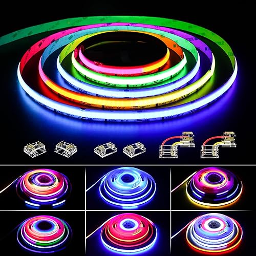 PAUTIX Tira de luz LED RGB Smart IC COB direccionable de 6.56 pies6.6 ft, 720 LEDsm con certificación UL de 24 V, tira de luz de cinta flexible disponible en Yaxa Venezuela