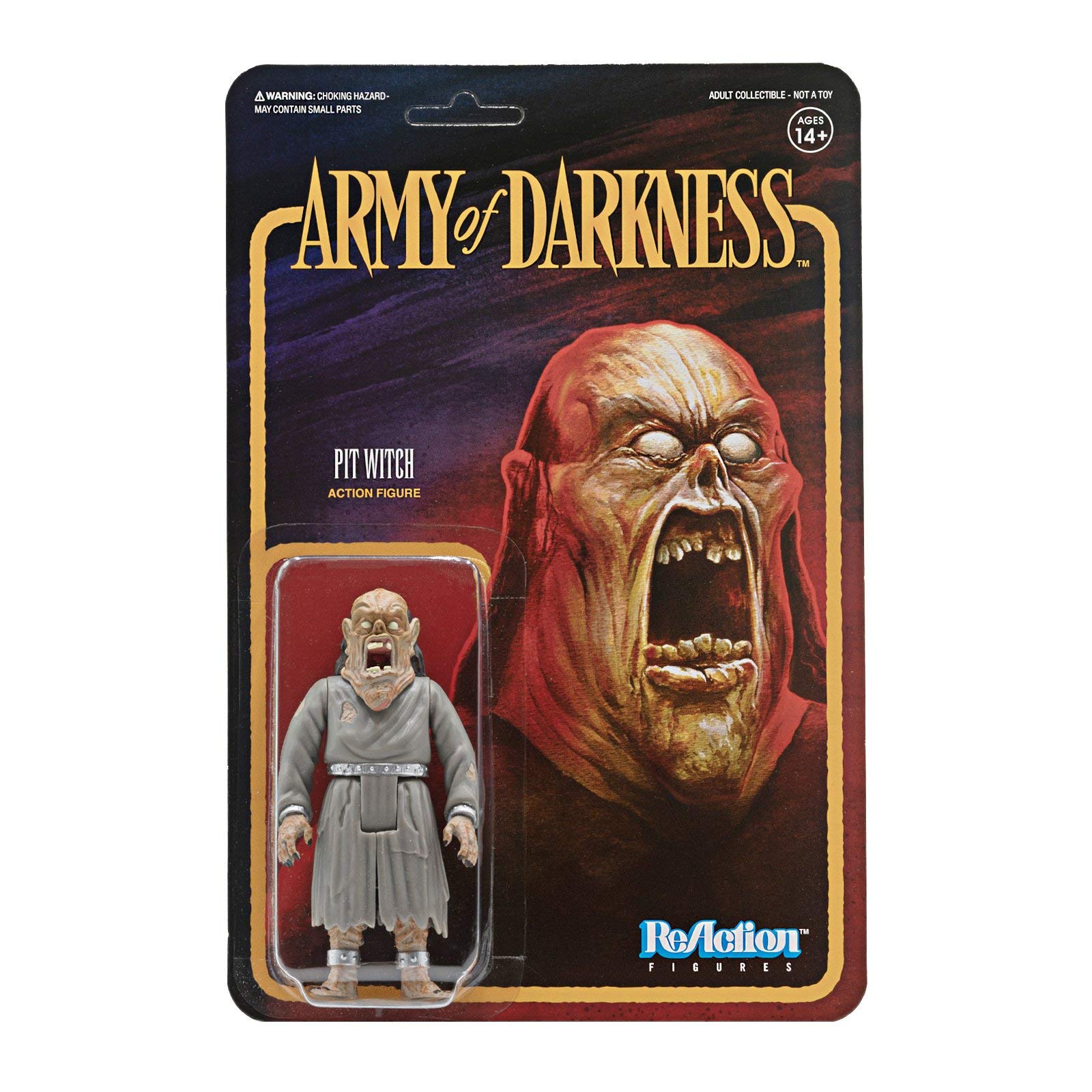 Amazon.com: Super7 Army of Darkness Pit Witch Reaction Figure 3.75