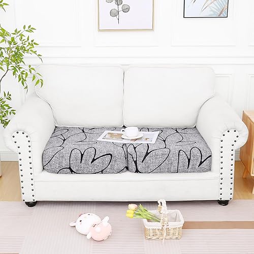 Miniatura 109 de Smiry Fundas de cojín de sofá con estampado, fundas de sofá elásticas y suaves para sofá, funda de sofá antideslizante lavable protector de muebles