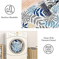 Vista 7 de Bsmathom Juego de 3 alfombras de cocina boho, juego de alfombras y tapetes de cocina estilo casa rural, antideslizantes, lavables, alfombras