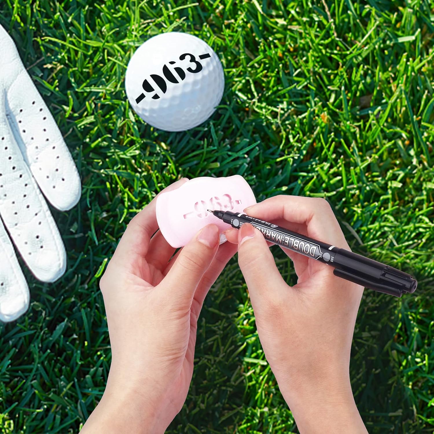 review Dinikally Personalized Golf Ball Line Liner Drawing Marking Custom Alignment Tool Gift for Dad Golf Enthusiast