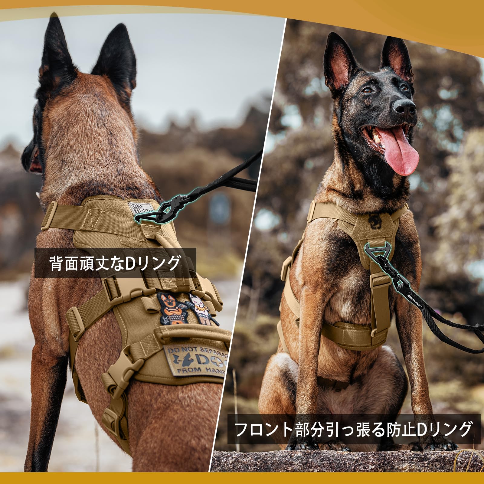 Amazon | OneTigris 犬 ハーネス 犬用胴輪 喉に優しい 通気性 抜けない