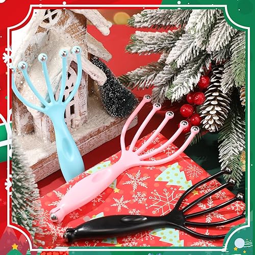 Miniatura 5 de Masajeador de cuero cabelludo portátil, masajeador de cabeza de spa de mano para relajación profunda y reducción del estrés, herramienta de masaje