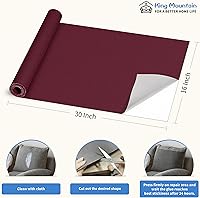 Vista 337 de KING MOUNTAIN Parche de reparación de lona de 9 x 11 pulgadas, 2 piezas, parche de tela impermeable autoadhesivo para sofás, tiendas de campaña