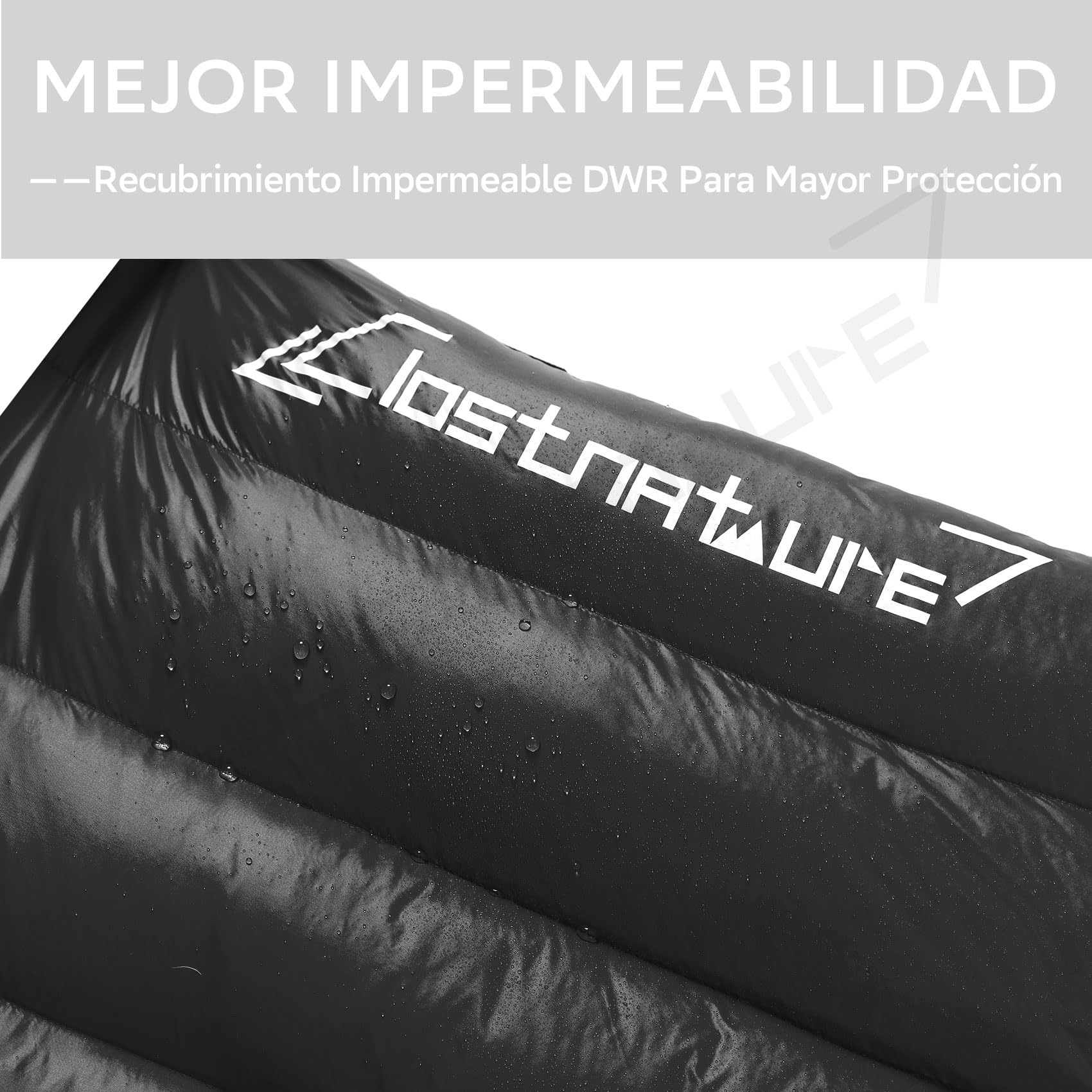 Clostnature Saco de Dormir de Plumas - Saco de Dormir Ultraligero 20D de Invierno para Adultos, Mujeres y Hombres, 3-4 Temporadas, Apto para Climas Fríos, Ideal para Camping, Senderismo y Montañismo