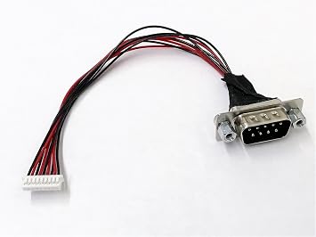 كابلات Micro SATA | كابل رأس DB9 التسلسلي لـ NUC Dawson Provo و Tiger Canyon Tall NUCs - طول 140 مم ، وظائف تسلسلية كاملة ، 1 &times; 9 موصل دبوس ، 1.25 مم موصل أنثى   