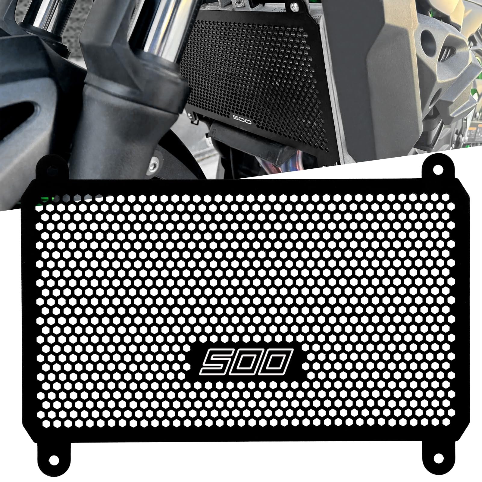 XIDAODIT Radiator Cover Grille Guard for Kawasaki Z500 Ninja500 SE