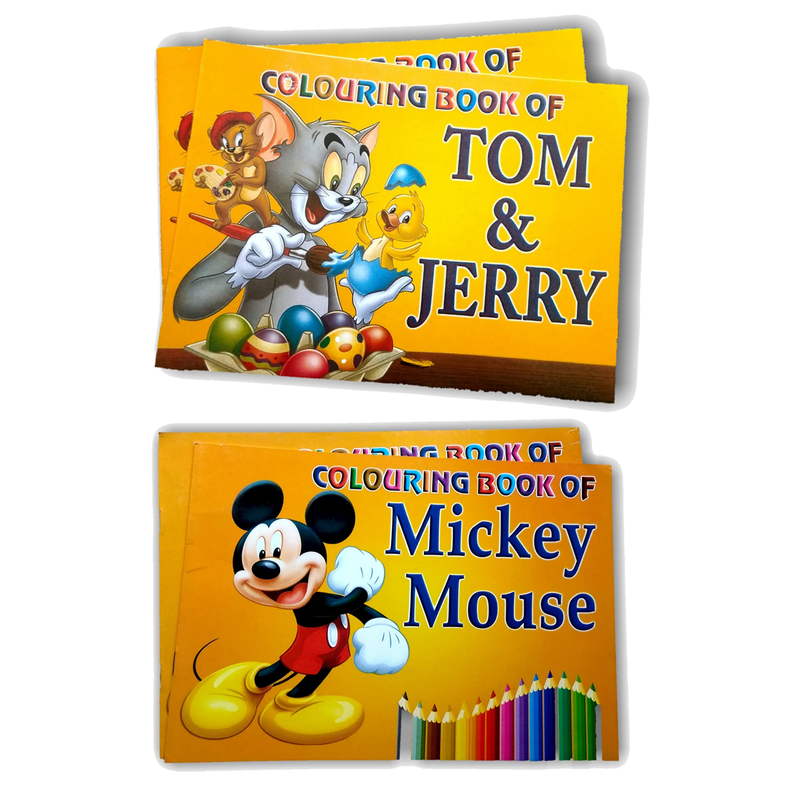 Colouring Book Combo Set of 2 Books [ Tom and Jerry & Mickey Mouse