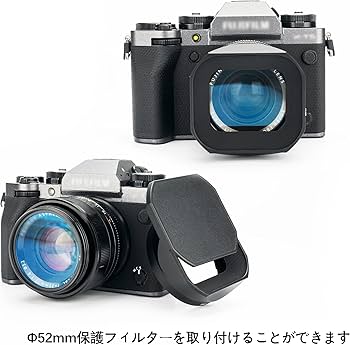 Amazon | JJC メタル 正方形 レンズフード + フードキャップ