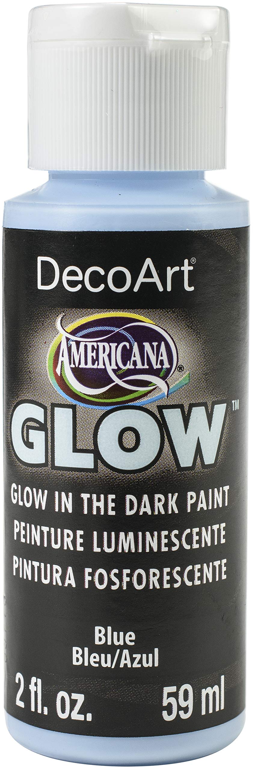 DecoArt Blue Americana Glow Colours 2oz Paint