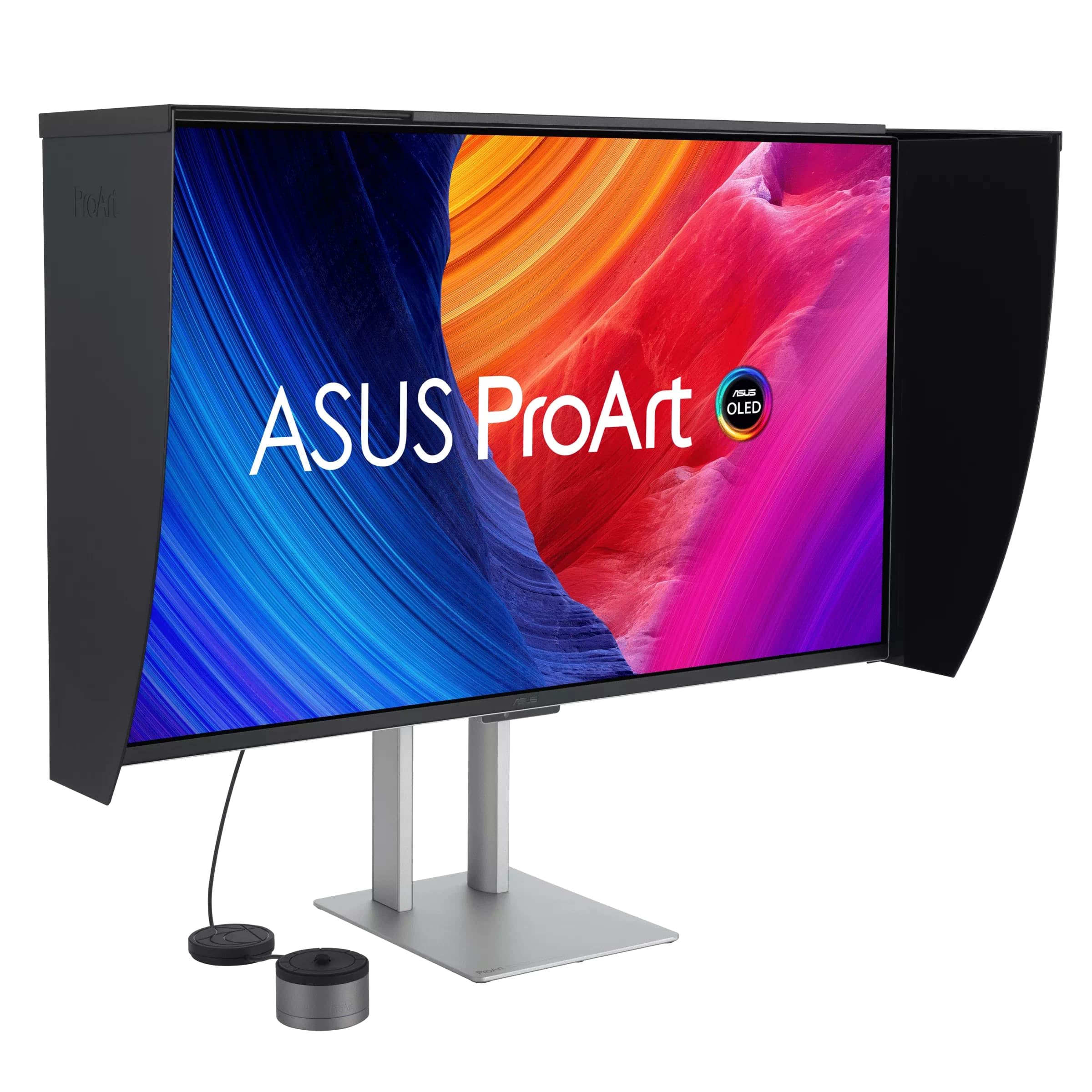 ASUS PROART DISPLAY OLED PA32UCDMR-K, Monitor Professionale da 31,5", Nero | 4K UHD QD-OLED (3840x2160), 240Hz, 0.1ms, Ultra Sottile, Auto Calibrazione, Dolby Vision, Supporto Ergonomico