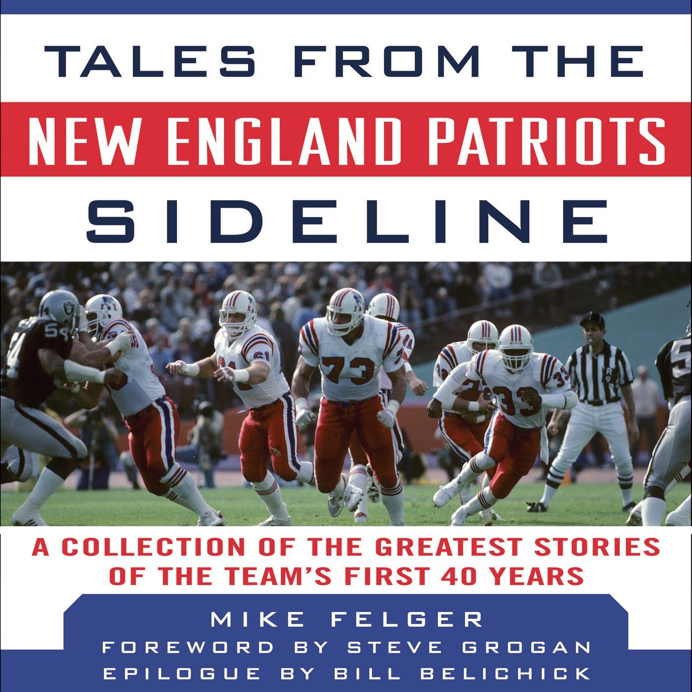 Cover art for Tales from the New England Patriots Sideline