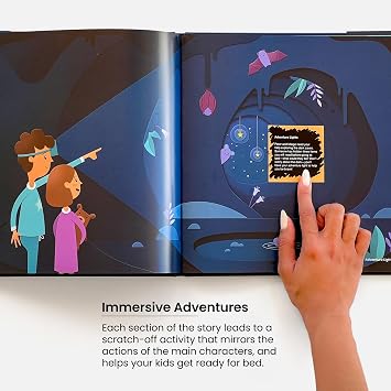 Bedtime Adventures - Includes 12 Exciting Bedtime Story Book Challenges | The Adventure Challenge for Kids & Toddlers, Engaging Book for Parents & Children