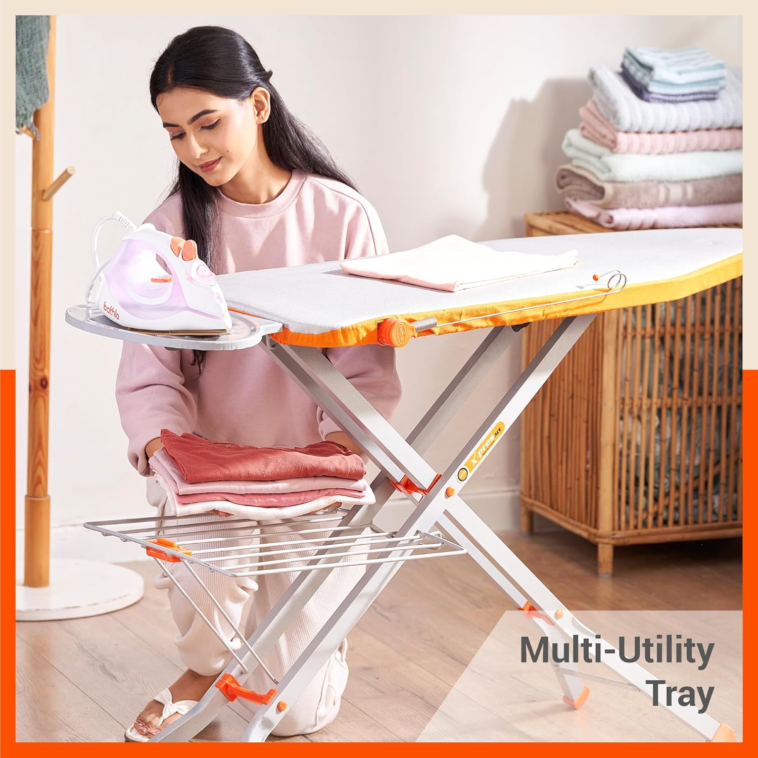 Foldable Metal Ironing Board